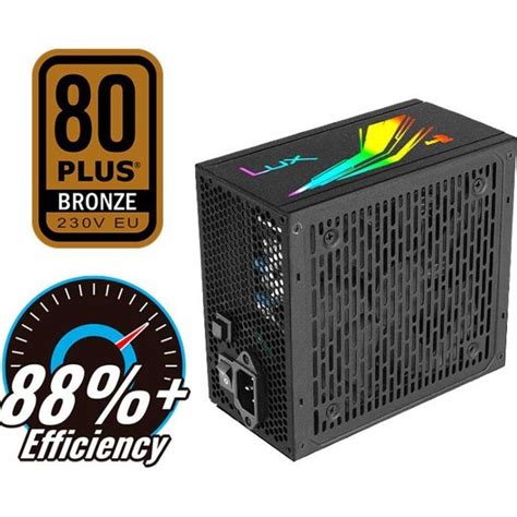 Jual Aerocool LUX RGB 550W 550 Watt 80 PLUS Bronze Gaming PSU