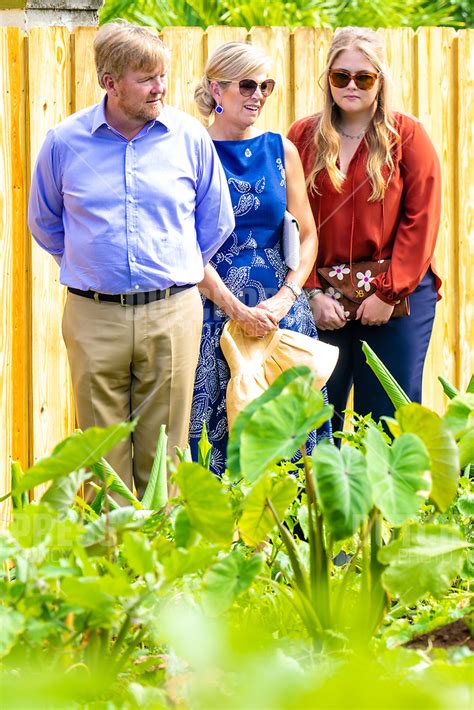 Caribisch Bezoek Sint Maarten Agriculture Project Dutch Press Photo