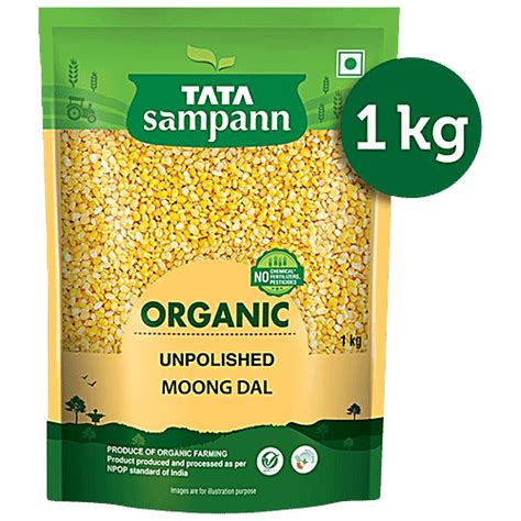 Buy Tata Sampann Organic Moong Dal Unpolished Natural Taste Online