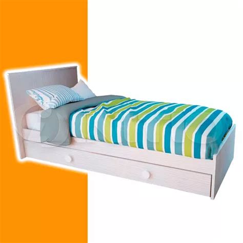 Cama Plaza Con Carro Infantil Melamina Nature Mosconi Cuotas Sin