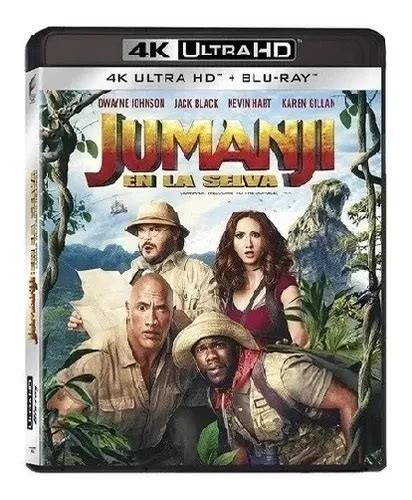 Jumanji En La Selva Película Bluray 4k Br Dwayne Johnson