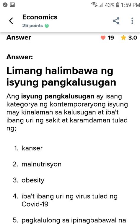 Mga Isyung Pangkalusugan 2020 | isyungbabe