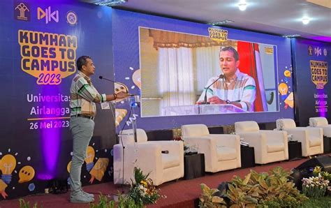 Kemenkumham Sosialisasikan Paradigma KUHP Baru Di Unair Surabaya