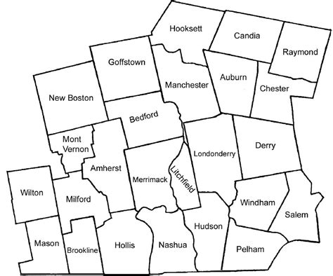 Map Of Southern Nh - Vilma Jerrylee