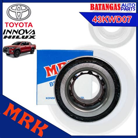 WHEEL BEARING TOYOTA INNOVA 2005 2015 MRK 43KWD07 MADE IN JAPAN Lazada PH