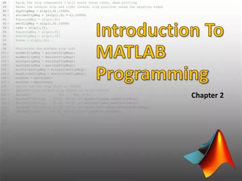 Ppt Introduction To Matlab Programming Powerpoint Presentation Free