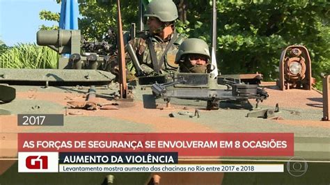 V Deo G No Bom Dia Rio Levantamento Relata O Aumento Das Chacinas No