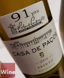 Casa de Paços Arinto Reserva 2016 Wine Stuff