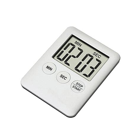 Super Thin Lcd Digital Screen Kitchen Timer Square Grandado