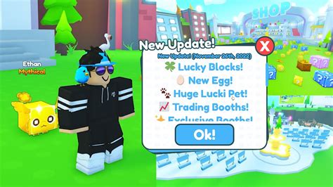 New Lucky Block Event In Pet Simulator X New Lucky Egg Trading