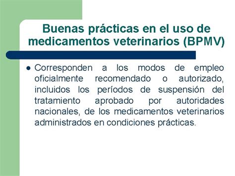 Caractersticas Generales De Los Medicamentos De Uso Veterinario