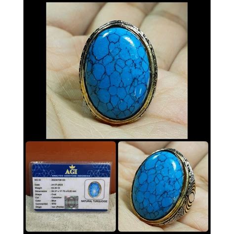 Jual BATU PIRUS BLUE PERSIAN IRAN LAWASAN Shopee Indonesia