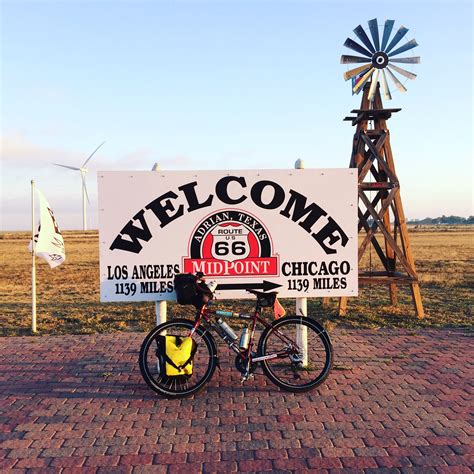 Route Bicycle Tour Oklahoma To California Milestone Rides