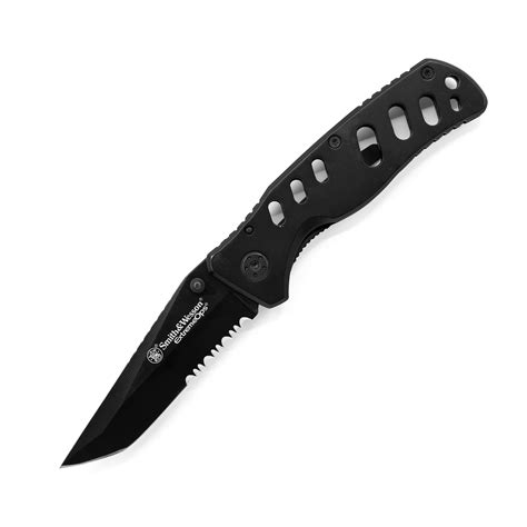 Folding knife SMITH & WESSON extreme ops BLACK | Army surplus MILITARY ...