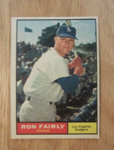 Ron Fairly Topps A White Baseball Trading Card Mlb Los Angeles