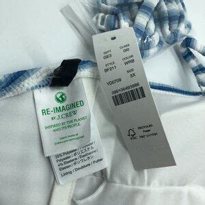 J Crew Swim Jcrew Womens Textured Clean Bandeau Bikini Swim Top Striped Blue White X