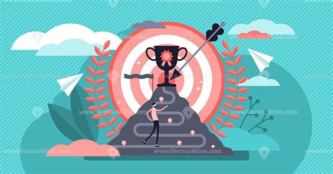 #Achievement concept vector illustration Business Leader, Business ...