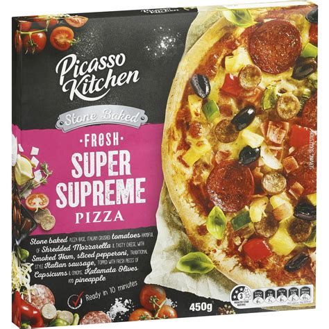 Picasso Kitchen Pizza Super Supreme 450g Woolworths