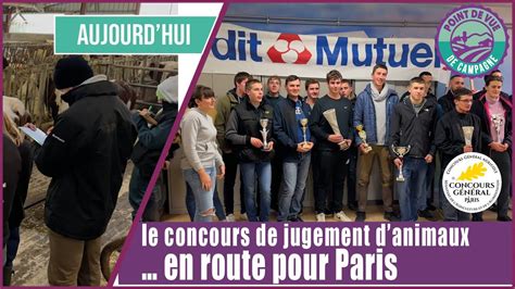 Le Concours De Jugement Danimaux En Route Pour Paris YouTube