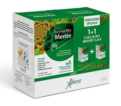 Aboca Natura Mix Advanced Mente Confezione Speciale Capsu