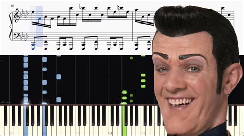 Lazy Town We Are Number One Advanced Piano Tutorial John Yang