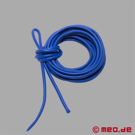 Acheter Corde De Bondage Shibari En Cuir Bleu Chez MEO Shibari