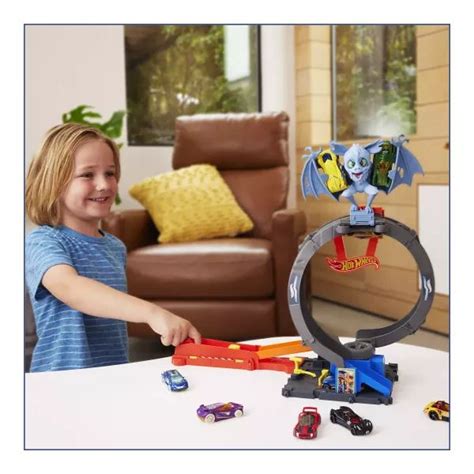 Hot Wheels City Bat Loop közepes pályaszett JátékNet hu