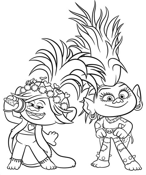 Coloriage Les Trolls Inspirant Galerie Coloriages Les Trolls 2 tournée