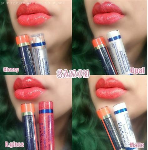 Lipsense Samon Glossy Opal Bougainvilla Matte