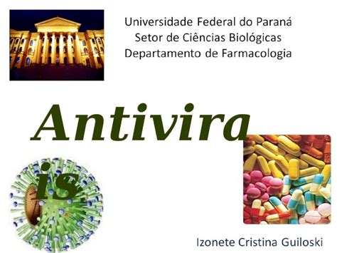 PPT Antivirais Parasitas intracelulares obrigatórios Material