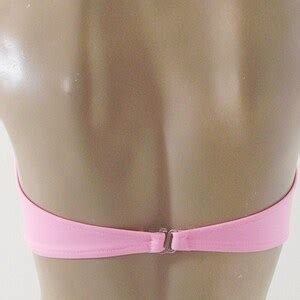 Strapless Bandeau Bikini Top In Mint Coral Baby Blue Turquoise Lavender White Pink Etsy