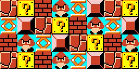 Super mario bros wallpaper pixel art