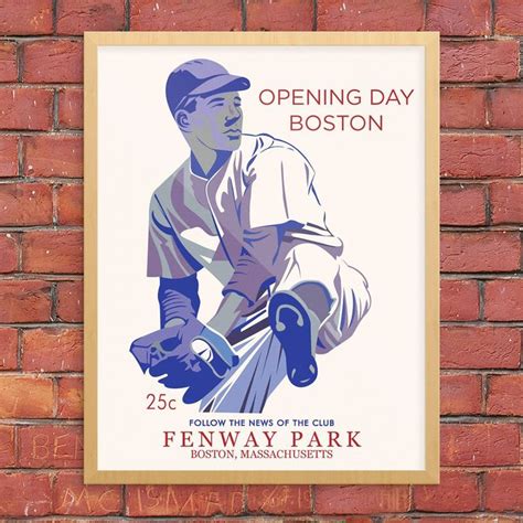 Opening Day Fenway Park Boston Print Boston Print Fenway Park Boston