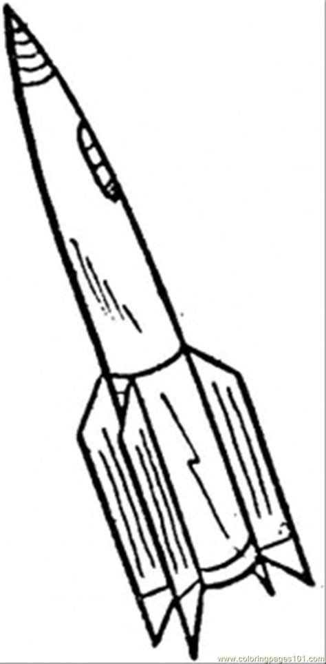 Coloring Pages Space Rocket (Transport > Space Transport) - free ...