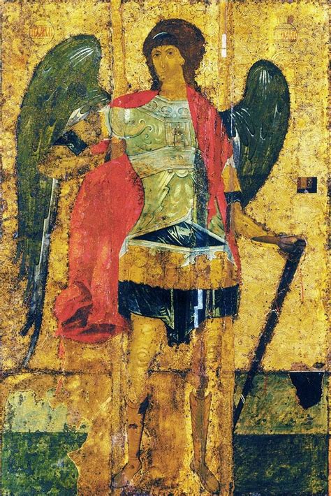Архангел Михаил. Средник иконы из Архангельского собора Московского ...