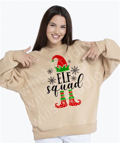 Elf Squad Svg Christmas Svg Snow Svg Christmas Svgready To Etsy Uk