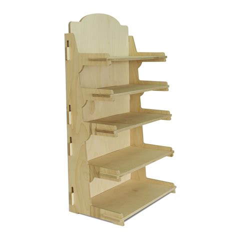 Counter Wooden Racks - 3 Tier Tabletop Product Display Stand Multi 504