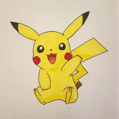 Jak Narysowa Pikachu Kredk Obrazki Atwe Lekcje Rysowania Pikachu