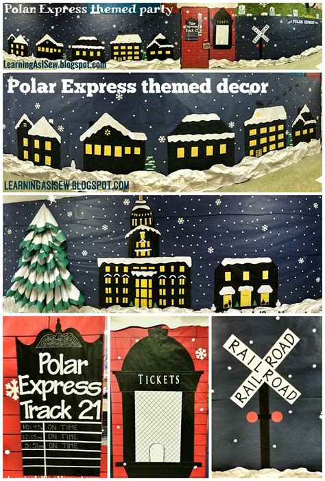 Polar Express themed decor | Polar express christmas party, Polar ...