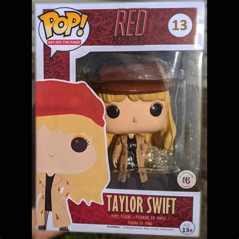 Taylor Swift Red Red Taylor Funko Toys Custom Funko Pop All Is Well