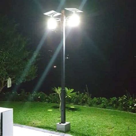 Dual Arm Mild Steel Solar Street Light Pole 6 M At Rs 800piece In