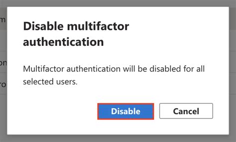 Enable Or Disable Multi Factor Authentication MFA Microsoft 365