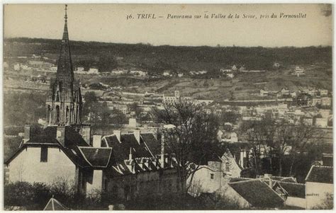 Triel sur Seine Triel Panorama sur la vallée de la Seine pris