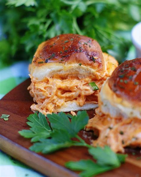 Shredded Buffalo Chicken Sliders Southern Discourse