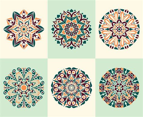 Arabesque Vector Set Vector Art & Graphics | freevector.com