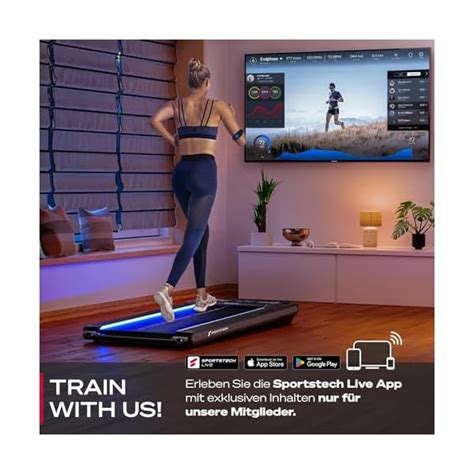 Sportstech Swalk Walking Pad Laufband Mit Led 1 6 Km H