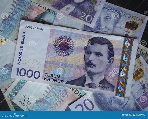 1000 Norwegian Krone Nok Note Editorial Photography Image Of European