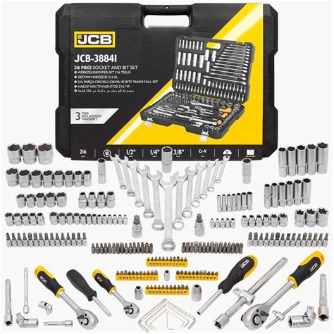 216 Piece JCB Socket Ratchet Set With Drill Bits At EBay For 98 99