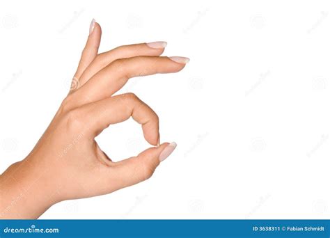 OK Hand Sign Stock Image - Image: 3638311