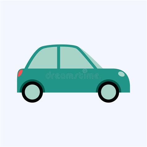 Estilo Plano Del Veh Culo Del Coche Aislado Ilustraci N Del Vector